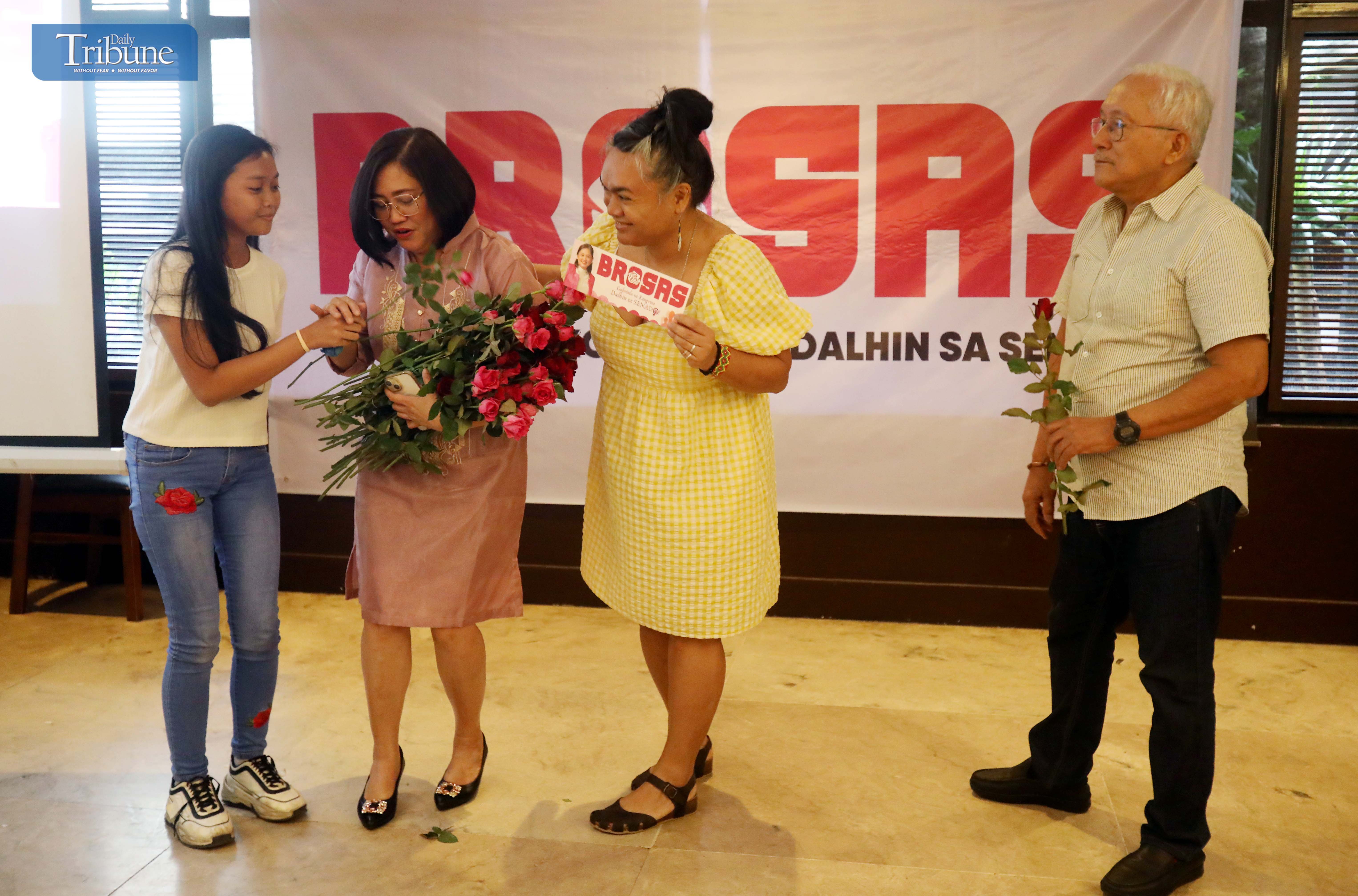 RIGHTS GROUPS ENDORSE BROSAS FOR SENATOR